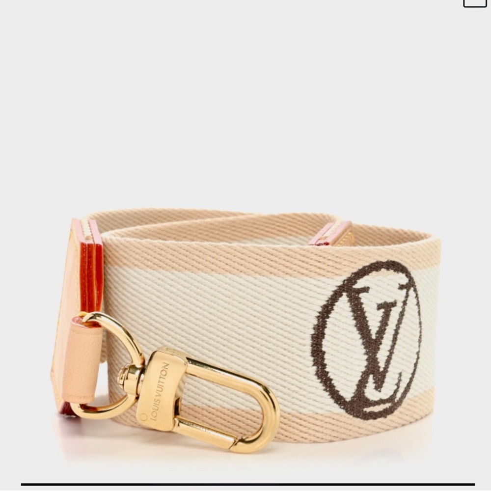 Louis Vuitton Beige and Gold Strap